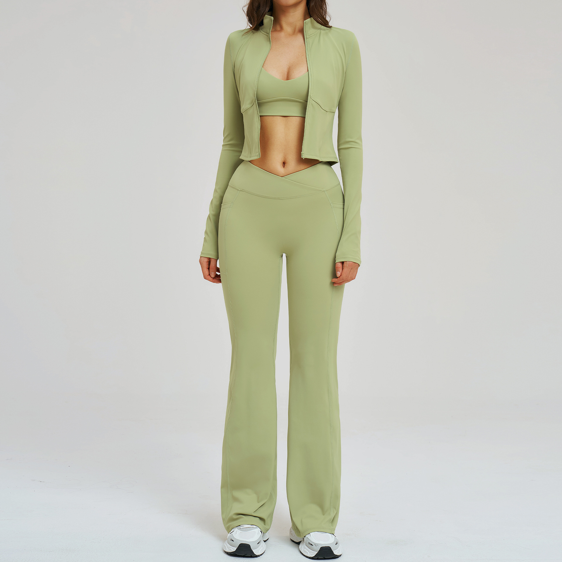 Pakaian Olahraga Yoga 3PCS Wan - Compression Long Pant ulasan dan harga