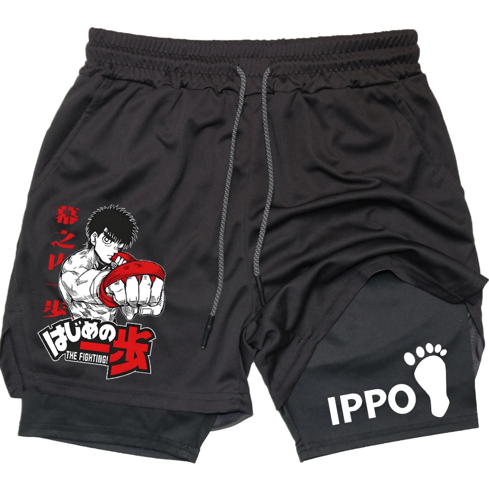 Celana Pendek Gym Anime IPPO C - Compression Shorts Athletes ulasan dan harga