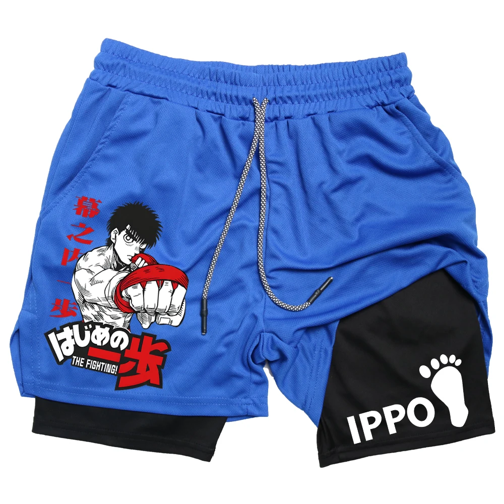Celana Pendek Gym Anime IPPO C - Compression Shorts Athletes ulasan dan harga
