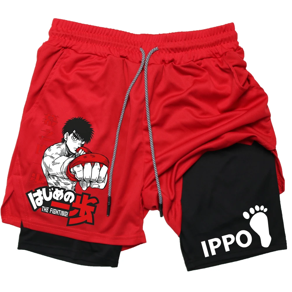 Celana Pendek Gym Anime IPPO C - Compression Shorts Athletes ulasan dan harga