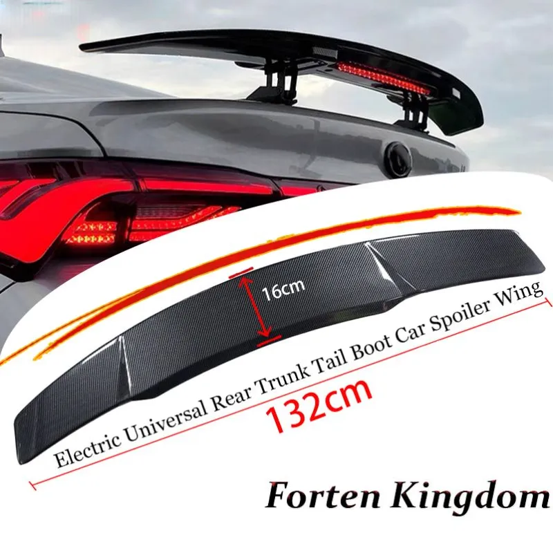 Spoiler Serat Karbon dengan Me - Bamboo Fiber Trunk ulasan dan harga